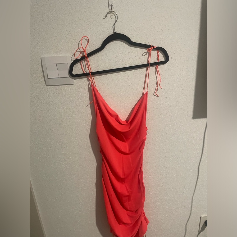 Peach dress
